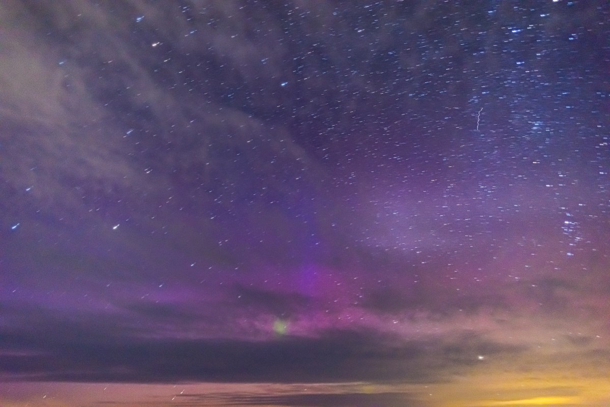 Aurora On the Columbia Gorge in Oregon (Sept&nbsp;2023)